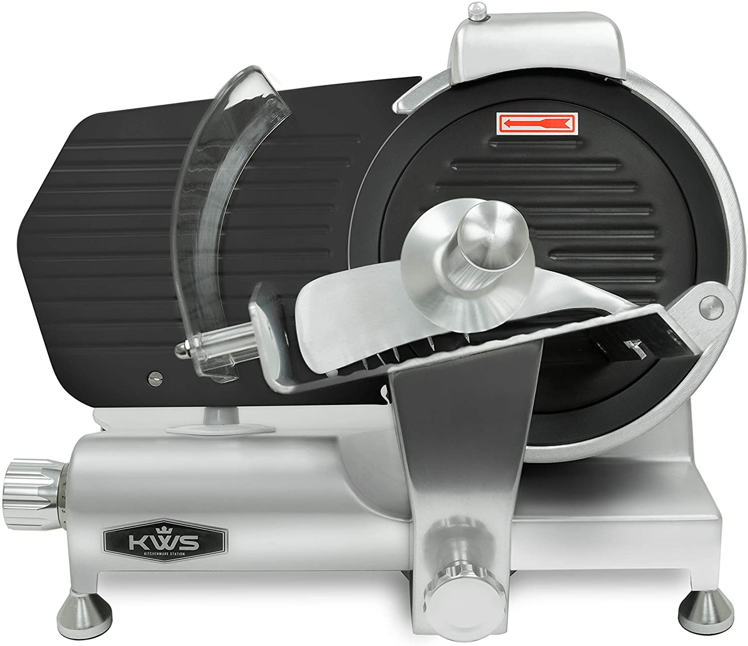 KWS MS10ET Metal Collection Commercial 320W Electric Meat Slicer 10