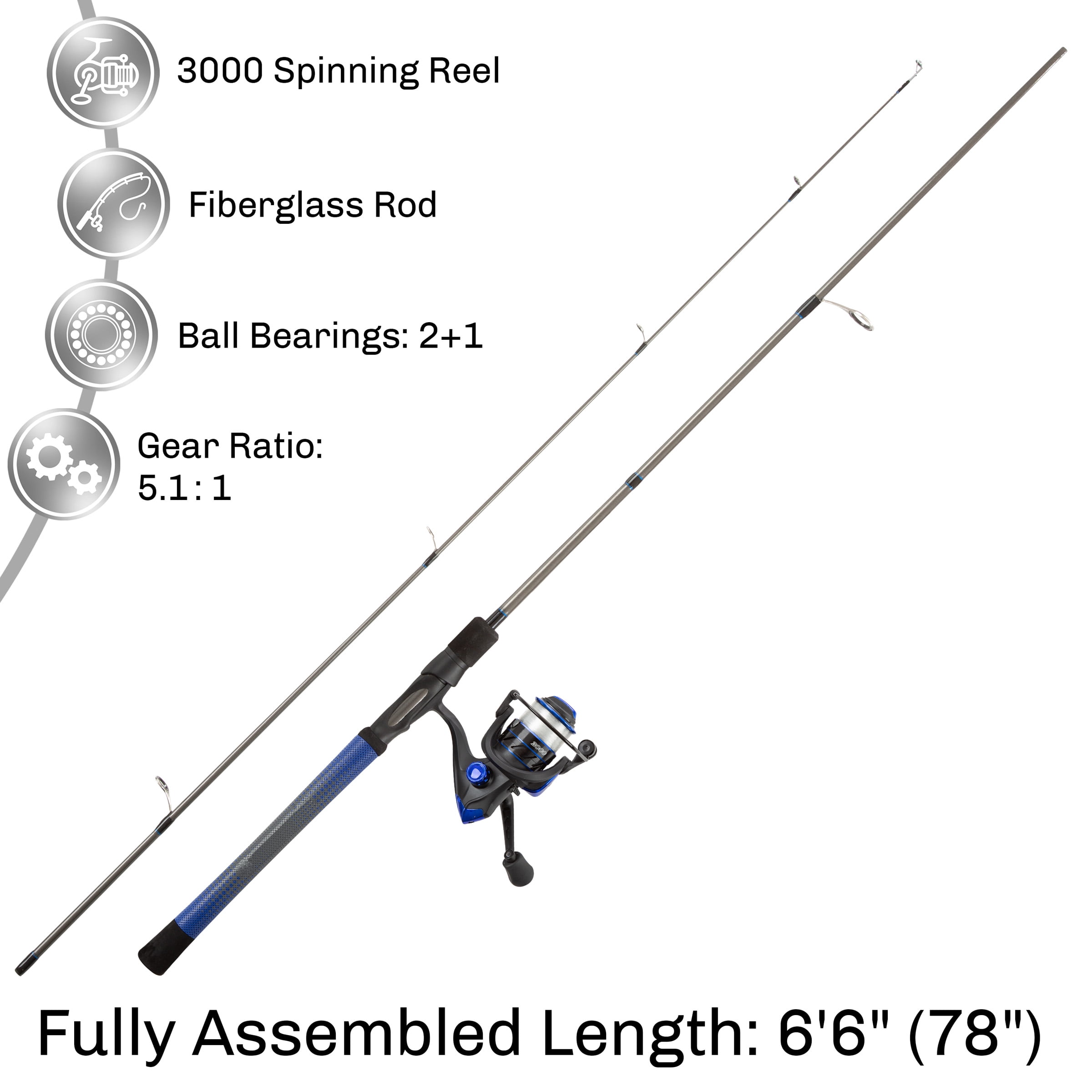 Fly Fishing Wakeman Outdoors Fishing Rod Wakeman Outdoors Collapsible 97  Fiberglass Fly Fishing Rod And