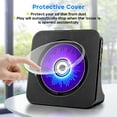 thumbnail image 3 of Desktop CD Player with Speakers, ROADOM CD Players for Home, Portable CD Player with Bluetooth Hi-Fi Stereo Sound,Remote Control,Supports CD/Bluetooth/FM, 3 of 6