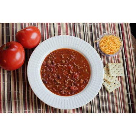 LAMINATED POSTER Cooking Chili Spicy Food Recipe Chili Con Carne Poster Print 24 x