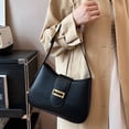 thumbnail image 6 of Women’s Shoulder Bag Hobo Handbags Small Purse Tote Clutch Handbag With Adjustable Strap - Black, 6 of 6