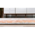 thumbnail image 5 of Unique Loom New Classical Collection Area Rug - Apollo (5' 1" x 8' Rectangle Terracotta/Gray), 5 of 7