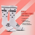 thumbnail image 5 of Perri's Elvis "The King" Crew Socks White/Black, 5 of 9