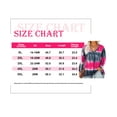 thumbnail image 5 of CASSIE LIZ Plus Size Shirts 4X Long Sleeve Womens Tie Dye Tops Fall V Neck Pink Sweatshirts Fashion Tee Loose Fit Tunics Winter Blouses Casual Slit Hem Pullovers 4XL 24W 26W, 5 of 5
