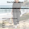 thumbnail image 2 of Textilo 3 Piece Pant Suits for Women 3/4 Sleeve Cardigan Sleeveless Top Wide Leg Pants Set Suits Formal Evening Outfit for Wedding,Black XL, 2 of 5
