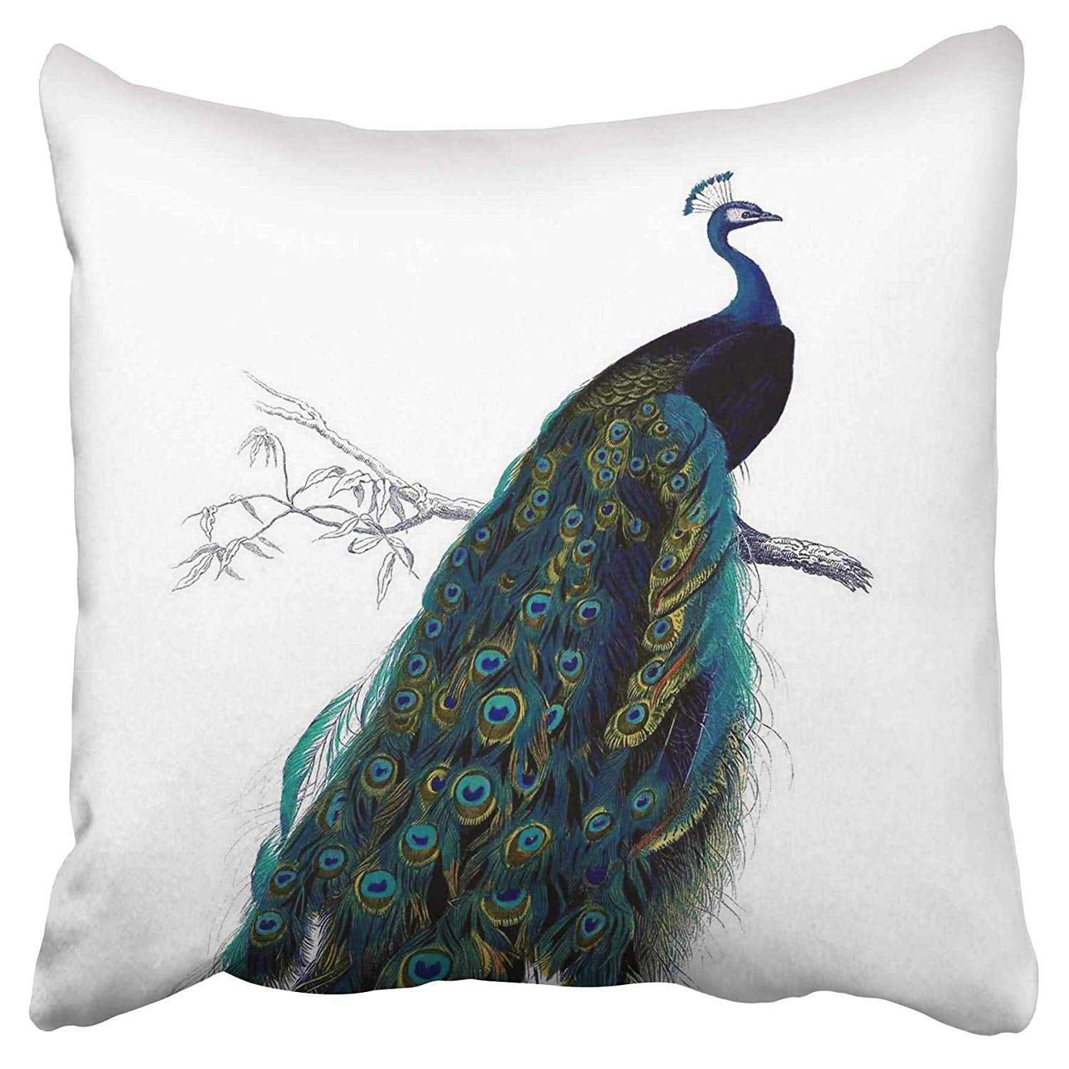 Nordic Peacock Pillow Case Cushion Cover Pillow Cases Decorative Cushion well Sofa G8V1 