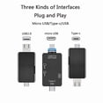 thumbnail image 3 of RYRA OTG Micro SD Card Reader USB 2.0 Card Reader For USB C Micro SD Adapter Flash, 3 of 4