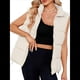 thumbnail image 2 of Chaleco Acolchado para Mujer, Abrigos de Abrigo, Chaquetas y Abrigos con Bolsillos. Albaricoque M, 2 of 8