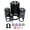 Black, variant on Ohm Omega Electrical Resistance Power Symbol Self-Inking Rubber Stamp Ink Stamper - Brown Ink - Mini 1/2 Inch