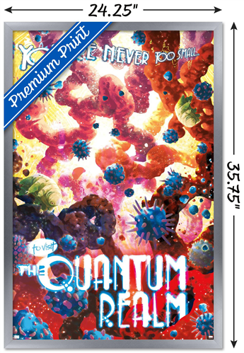 Marvel: Hero Lands - Quantum Realm Wall Poster, 22.375" x 34" Framed