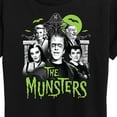 thumbnail image 3 of The Munsters - Pmun-0009 Munsters Family Collage- Women's Short Sleeve Graphic Tee, 3 of 5