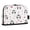 Cute Penguin and Hearts Pattern, variant on Pencil Bag with Magnetic Foldable Base Large Capacity Stand-Up Pencil Case Durable Nylon Pen Pouch Cute Cartoon Whales