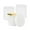 White / Fits 8 and 12 oz / 200 Count, variant on 200-CT Disposable Kraft Lid for Small 8-OZ and Medium 12-OZ Bio Soup Container – Eco-Friendly Recyclable Paper Lid – Restaurantware