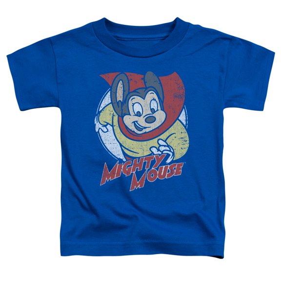 Mighty Mouse Mighty Circle Toddler T-Shirt Royal Blue