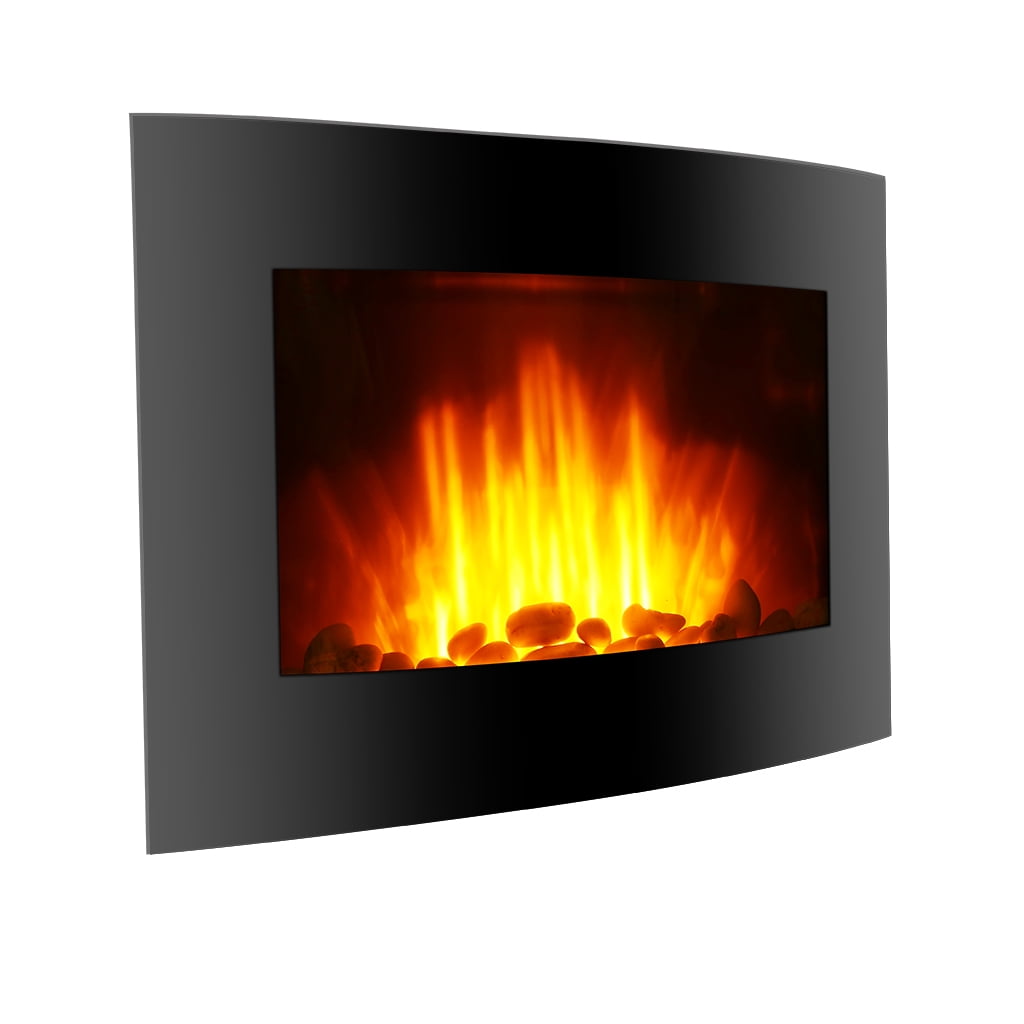 Finether 1500w Adjustable Wall Mounted Electric Fireplace Heater