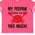 thumbnail image 4 of Inktastic My Peepaw Loves Me Boys or Girls Toddler T-Shirt, 4 of 5