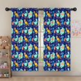 thumbnail image 5 of Blackout Kids Curtains,DarkBlue Cartoon Dinosaurs Pattern Childrens Insulated Curtains Set Of 2,Bedroom Essentials,Toddler Room Decor 52"x63", 5 of 5