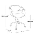thumbnail image 3 of LumiSource Curvo Upholstered 4-Star Task Chair, 3 of 8