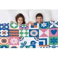 thumbnail image 2 of Yibo Watercolour Floral Blanket Flannel Soft and Comfortable Anti-static Bed Sofa Blanket, 2 of 7