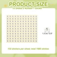 thumbnail image 2 of Number Stickers Number Round Sticker Self-Adhesive Small Label for Inventory Organizing Storage Number 1, 2 of 7