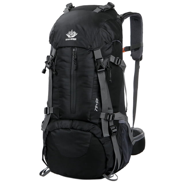 Mochila de senderismo WoneNice 50 L impermeable con funda para lluvia