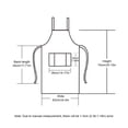 thumbnail image 3 of Bearachild Delantal largo de para mujer, delantales para hornear con cuello, Protector de ropa multifuncional antiincrustante, fábricas de Suministros de limpieza para el hogar, 3 of 6