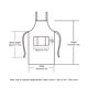 thumbnail image 2 of Injueey Delantal largo de para mujer, delantales para hornear con cuello, Protector de ropa multifuncional antiincrustante, fábricas de alimentos Suministros de limpieza para el hogar Injueey HA065691-00, 2 of 6