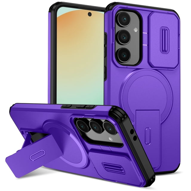 Funda GANGXUN para Samsung Galaxy S24 FE – Magnética Antigolpes con Soporte y Protección Doble