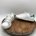 thumbnail image 2 of Ad-id-as Originals Stan Smith White Green Leather Athletic Shoes Size 4 M20605, 2 of 6