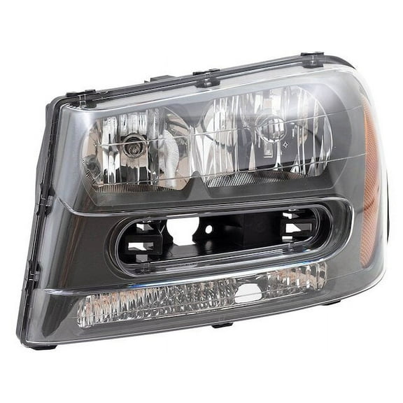 Left Headlight Assembly - Compatible with 2003 - 2006 Chevy Trailblazer EXT Sport Utility 4-Door 4.2L 6-Cylinder Naturally Aspirated DOHC GAS 2004 2005