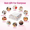 thumbnail image 6 of Flannel Fleece Throw Blanket, Soft Large Throw Blanket, Lightweight Cozy Plush Throw Blanket Fit Sofa Bed, 40"x50", Rabbit, 6 of 7