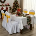 thumbnail image 5 of 1Pc Stretch Chair Bows,Chair Sashes,Valentine'S Day Decorations,Christmas Bow Chair,Tape For Holiday Party Decorations Dining Chair Backs,Tree, And Festive Home Decor(Chair Cover Not Included), 5 of 9