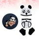 thumbnail image 4 of BRIGHTFUFU Accesorios fotográficos de ganchillo para bebé recién nacido con diseño de panda, accesorios de fotografía de punto para bebé, disfraz de dibujos animados para bebé, 4 of 7