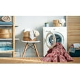 thumbnail image 2 of Ahgly Company Machine Washable Indoor Rectangle Transitional Pastel Pink Area Rugs, 6' x 9', 2 of 7