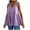 Purple, variant on TKLPEHG Tank Tops for Women 2025 V-Neck Pleated Tank Top Fashion Solid Color Loose Sleeveless T Shirt Casual Comfy Summer Clothes Lightweight Blouses (Black,L)