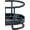 Black, variant on Spectrum Vintage 3-Tier Spice Rack Wall Mount Steel, Industrial Gray