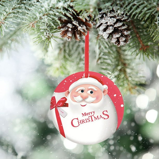onlyliua para Interior/Exterior Delicado Colgante Navideño de Hierro Forjado con Forma de Árbol de Navidad