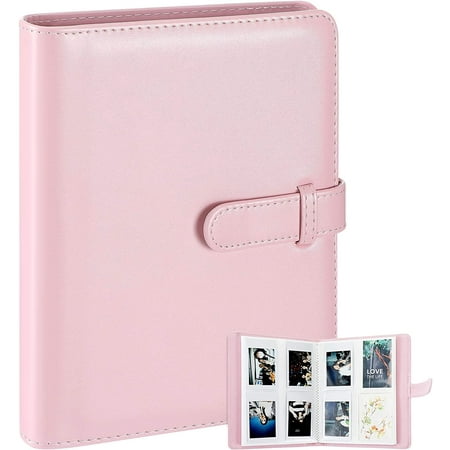 yayagoli 256 Pockets Pink Photo Album Wallet Mini Album Compatible with ...