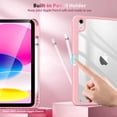thumbnail image 4 of Funda TimoVo para iPad 11.ª generación de 11 pulgadas 2025 con soporte para lápices, color rosa, 4 of 8