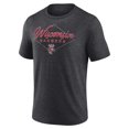 thumbnail image 2 of Men's Charcoal Wisconsin Badgers Diamond Script Tri-Blend T-Shirt, 2 of 3