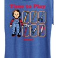 thumbnail image 3 of Chucky - Retro Time To Play- Womens Short Sleeve Graphic T-Shirt, 3 of 5