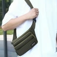 thumbnail image 6 of Men's Korean Style Crossbody Bag Lightweight Nylon Chest Shoulder Bag Sling Pack for Outdoor Travel Daily Use, 6 of 6
