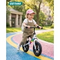 thumbnail image 2 of GOTRAX KS12 Kids Balance Bike for Ages 2-5, LED Light Strip, Lightweight ,Adjustable Seat, Easy to Assemble,White, 2 of 9