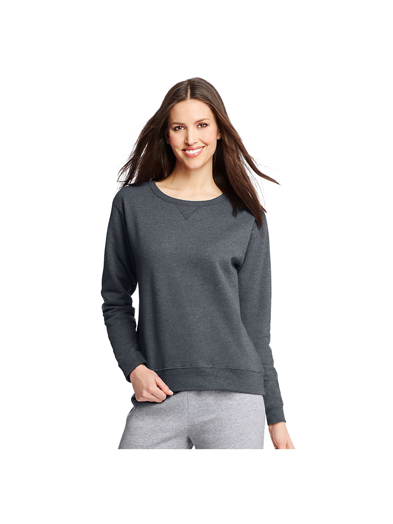 Hanes - Hanes Women's Crewneck Sweatshirt, Style O4633 - Walmart.com ...