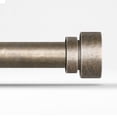 thumbnail image 5 of Yokila Vintage Silver Curtain Rod for Windows 16 to 60 Inches 1" Diameter Modern Decorative Heavy Duty Window Curtain Rod Adjustable with Solid Finials for Living Room Bedroom Kitchen Outdoor, 5 of 14