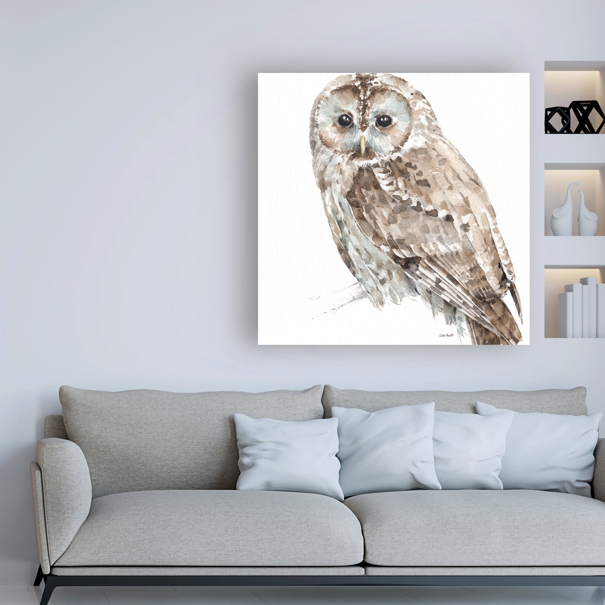 Trademark Fine Art 'Forest Friends III Soft Shade' Canvas Art by Lisa Audit