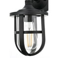 thumbnail image 4 of Elegant Lighting Hugo 6 Inch Outdoor Wall Sconce In Black, 4 of 8