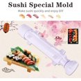 thumbnail image 2 of Professional Super Space Sushi Bazooka, Upgrade Sushi Roller Mold Food Grade Plastic, Rice Vegetable Meat Diy Sushi Making Kit Machinekitchen Utensils White (white), 2 of 7