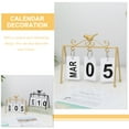 thumbnail image 4 of Iron Bird Calendar Adornment Perpetual Calendar Home Desk Decoration Holiday Gift, 4 of 8