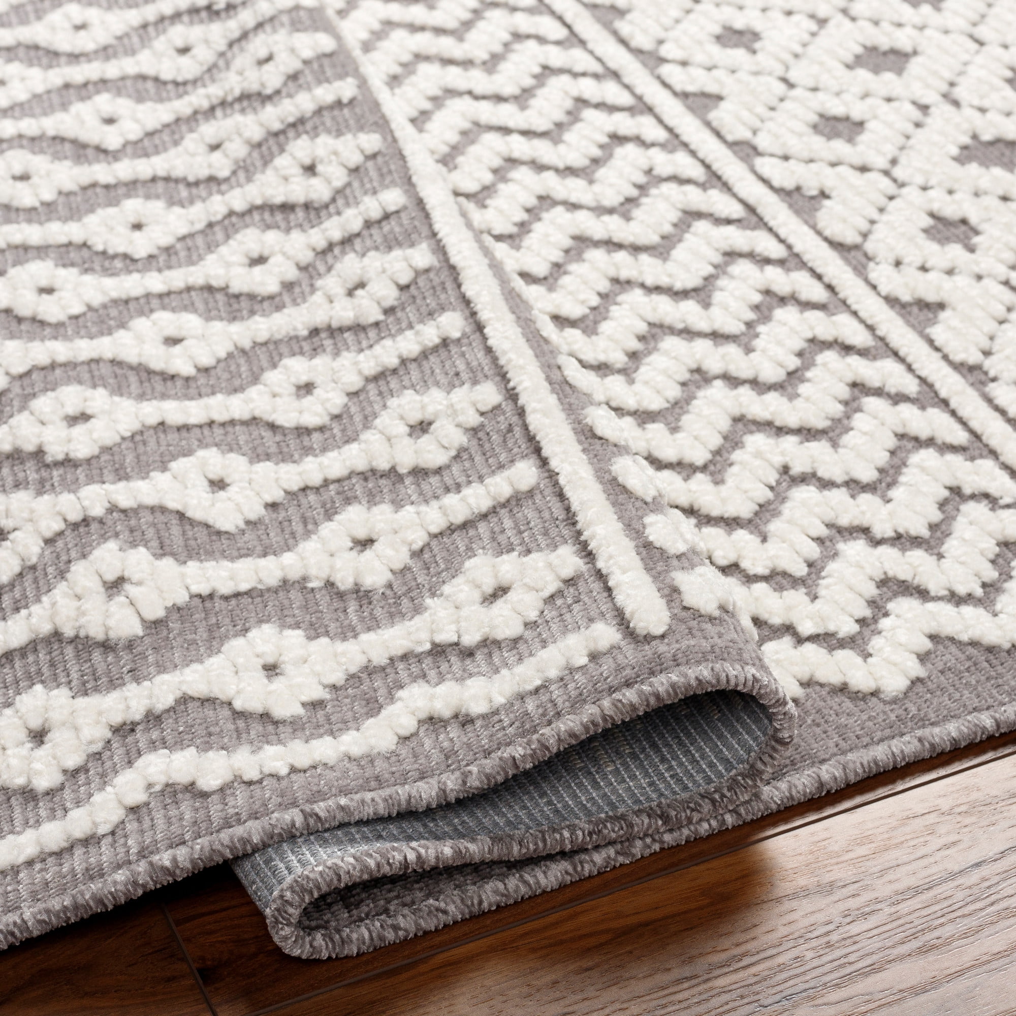 Artistic Weavers  Gray 3' x 5'  Machine Washable Rectangle Area Rug